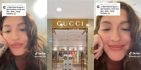 gucci fired|Gucci Store Worker Says Store Doesn't Let You Keep 'Freebies'.